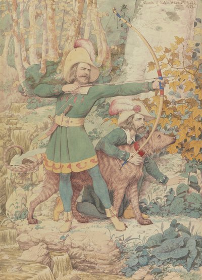 Sketch of Robin Hood by Richard Dadd