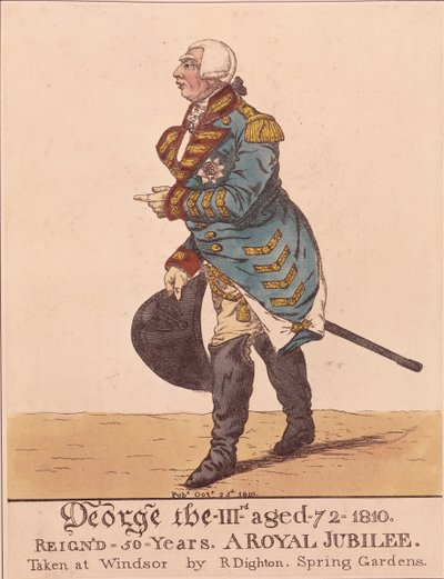 George III, 1810 by Richard Dighton