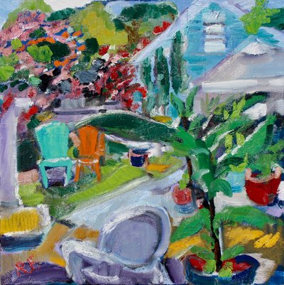 Backyard, West Hollywood by Richard Fox