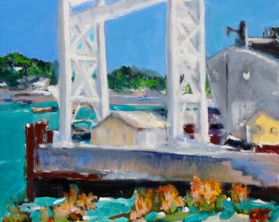 Gantry, Mare Island, 2020 by Richard Fox