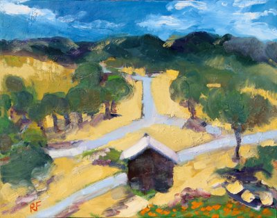 Intersecting Roads, Atlas Peak, 2019 by Richard Fox
