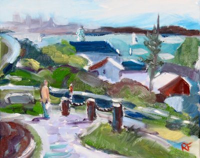 San Francisco Bay from Tiburon by Richard Fox