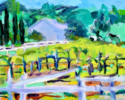 The Broken Fence, 2019 by Richard Fox