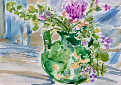 The Old Green Vase, 2020 by Richard Fox