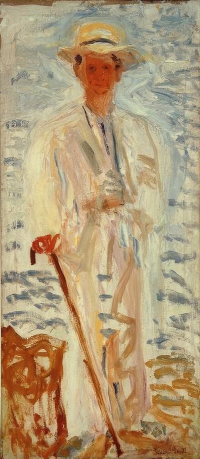 Portrait of Alexander von Zemlinsky by Richard Gerstl