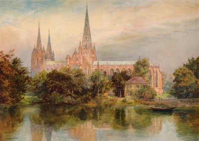 Lichfield Cathedral by Richard Henry Wright