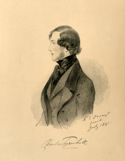 Charles Tyrwhitt, 1841 by Richard James Lane