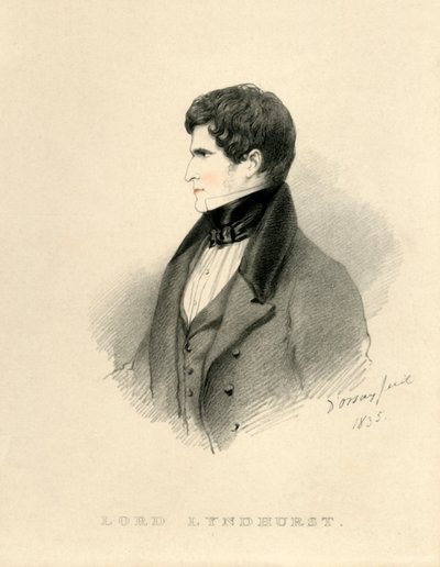 Lord Lyndhurst, 1835 by Richard James Lane