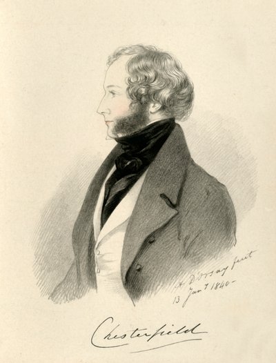 The Earl of Chesterfield, 1840 by Richard James Lane