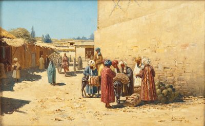 Street Sale in Central Asia by Richard Karl Sommer