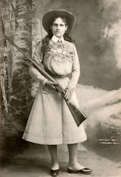 Annie Oakley with a Rifle by Richard Kyle Fox