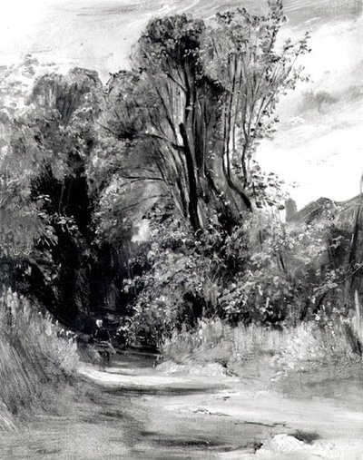 Lane Through a Wood by Richard Parkes Bonington