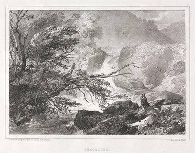 Picturesque Views of Scotland: Brackline by Richard Parkes Bonington
