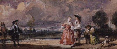 The Meeting by Richard Parkes Bonington