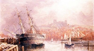 Whitby Harbour by Richard Weatherill