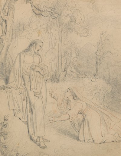 Christ Appears to Mary Magdalene (John 20:13-14) by Richard Westall