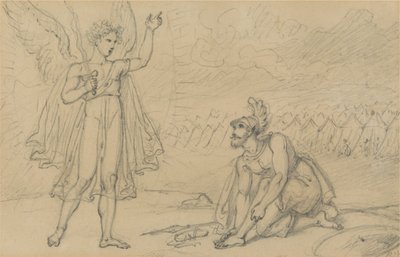 Joshua and the Angel (Joshua 5:13) by Richard Westall