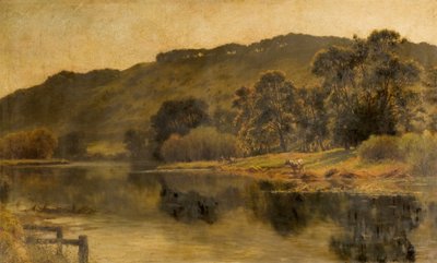 River Landscape by Richard William Halfnight