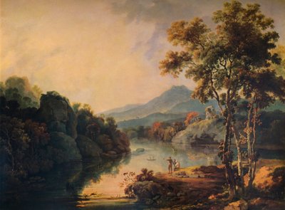 Llanberis Lake and Dolbardarn Castle by Richard Wilson