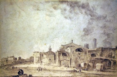 The Baths of Diocletian, Rome by Richard Wilson