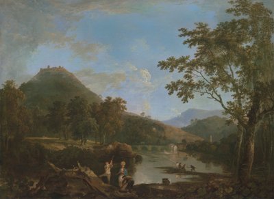 Dinas Bran from Llangollen by Richard Wilson