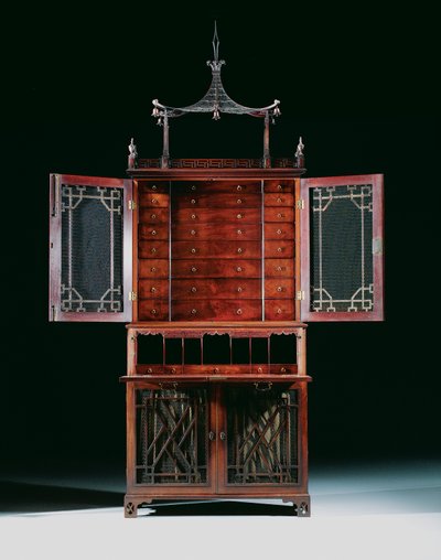 George II Secretaire-Cabinet by Richard Wright