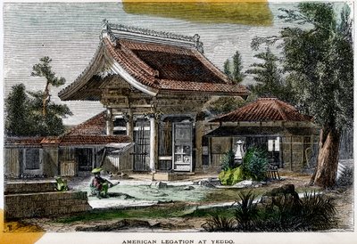 American legation at Yeddo Edo, Japan by Richardson