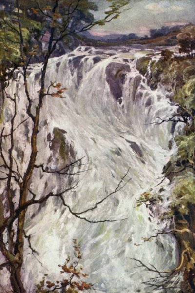 Swallow Falls, Bettws-y-Coed by Robert (after) Fowler