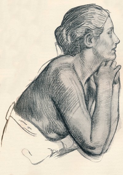 A study in Sanguine by Robert Anning Bell
