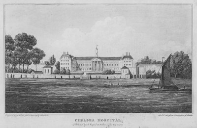 Chelsea Hospital by Robert Blemell (after) Schnebbelie