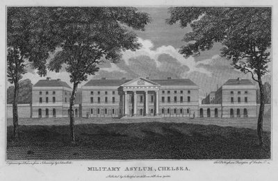 Military Asylum, Chelsea by Robert Blemell (after) Schnebbelie