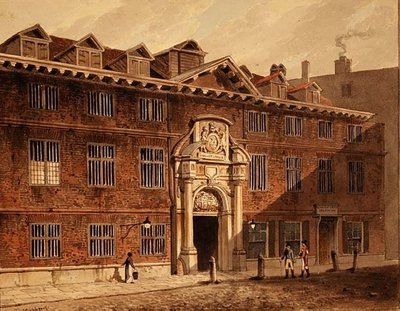 Blackwell Hall, King Street, Cheapside by Robert Blemell Schnebbelie