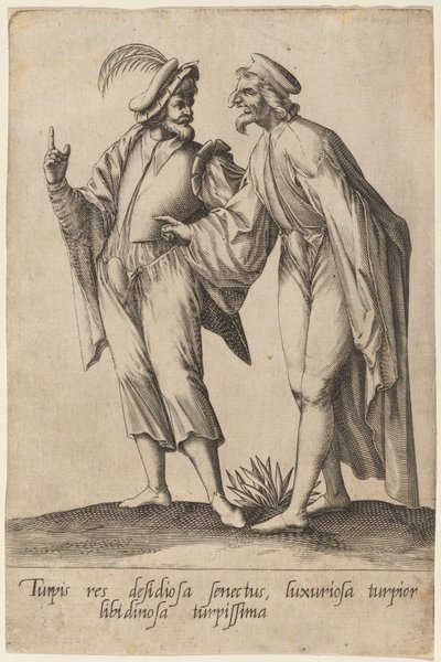Turpis res desidiosa senectus by Robert Boissard