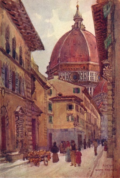 Via Dei Servi, c. 1905 by Robert Charles Goff