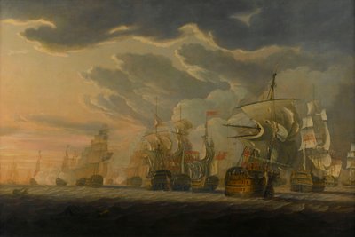 The Battle of Cape St Vincent by Robert Cleveley