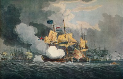 The Battle of Camperdown, c. 1798, 1924 by Robert Clevely