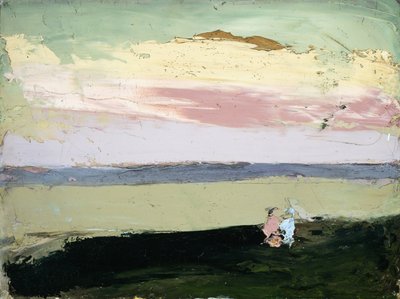 Coastal Scene at Sunset by Robert Cozad Henri