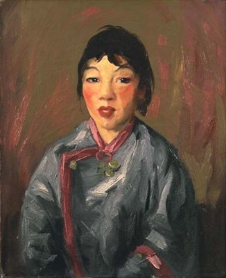 Grace, Chinese Girl by Robert Cozad Henri