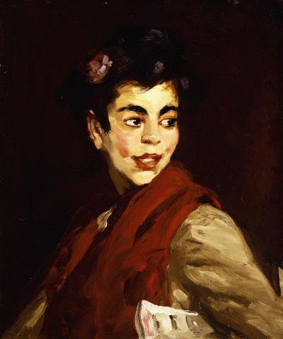 Newsgirl - Madrid by Robert Cozad Henri