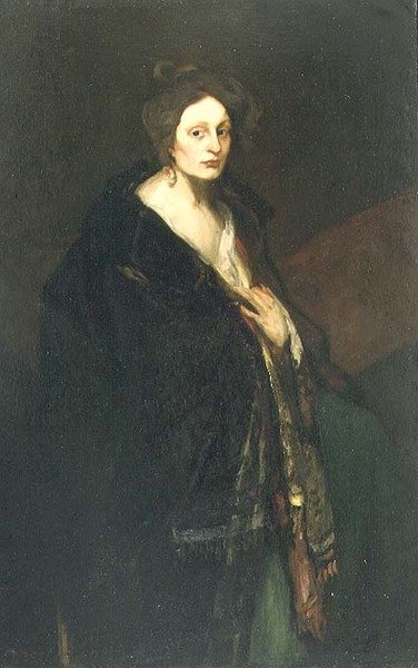 Woman in Manteau by Robert Cozad Henri