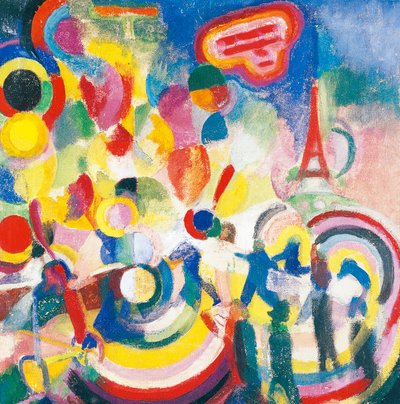 Homage to Bleriot by Robert Delaunay