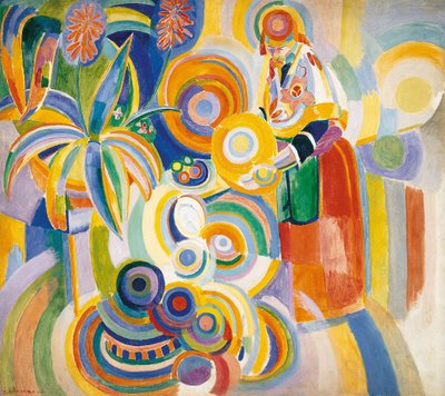 Portuguese Woman, 1916 by Robert Delaunay