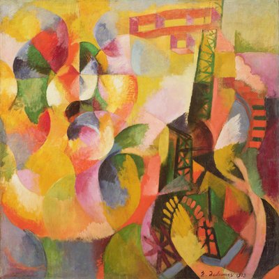 Sun Tower, Airplane by Robert Delaunay