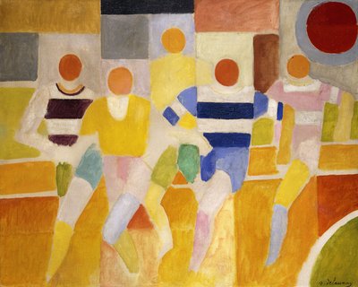 The Runners by Robert Delaunay