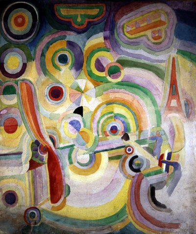 Tribute to Bleriot (by Robert Delaunay, 1885-1941) by Robert Delaunay