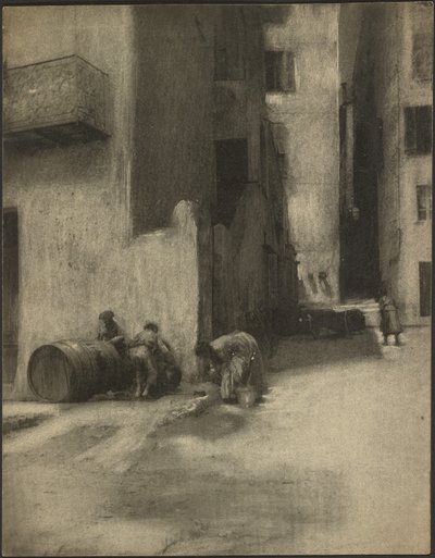 Street Corner in Menton by Robert Demachy