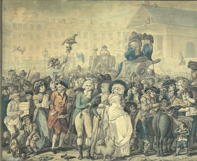 Westminster Election of 1788 (detail) by Robert Dighton