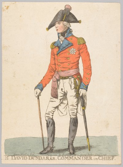 Sir David Dundas, KB, Commander in Chief by Robert Dighton