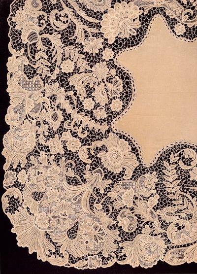 Handkerchief of Lace of Irish Manufacture by Robert Dudley