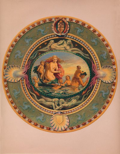 Plateau in Majolica Ware by Robert Dudley
